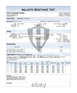 Multi Curve Level III+, body armor, ballistic plate 10x12 5.2 lbs