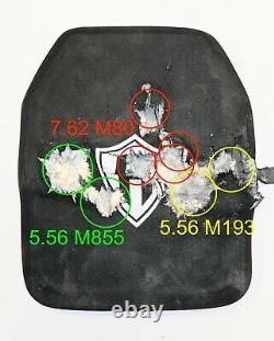 Multi Curve Level III+, body armor, ballistic plate 10x12 5.2 lbs