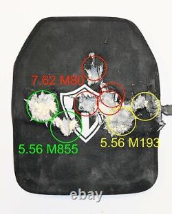 Multi Curve Level III+++, body armor, ballistic plate 10x12 5.5 lbs