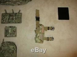 Multicam Seals, Delta Tier 1, Special Forces Plate Carrier With Armor And Acc