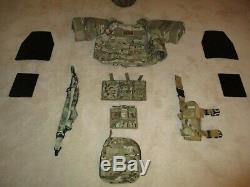 Multicam Seals, Delta Tier 1, Special Forces Plate Carrier With Armor And Acc