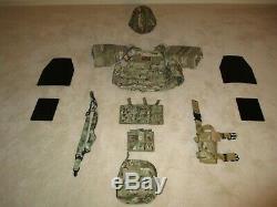 Multicam Seals, Delta Tier 1, Special Forces Plate Carrier With Armor And Acc
