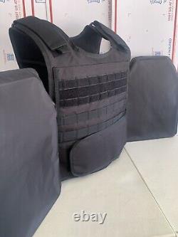 NEW Bulletproof Vest BODY Armor 3A shooterscut ballistic plates inserts lllA USA