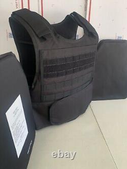 NEW Bulletproof Vest BODY Armor 3A shooterscut ballistic plates inserts lllA USA