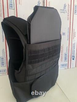 NEW Bulletproof Vest BODY Armor 3A shooterscut ballistic plates inserts lllA USA