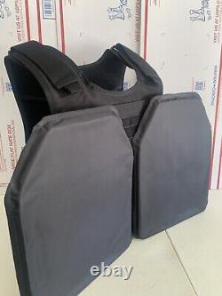 NEW Bulletproof Vest BODY Armor 3A shooterscut ballistic plates inserts lllA USA