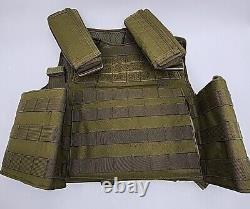 NEW Lot of Threat Level III & IIIA Armor Panels with Tactical Vest Regular