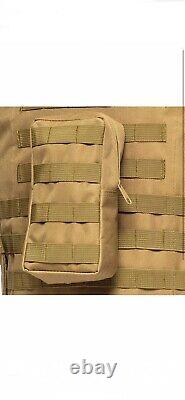 NEW Tactical body armor Vest FREE Made With Kevlar Plates 3a bulletproof USA