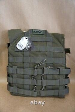 NEW Tacticon Armament TA500STL Level III 10x12 Curved Body Plate with Vest M-XL