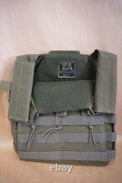 NEW Tacticon Armament TA500STL Level III 10x12 Curved Body Plate with Vest M-XL