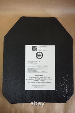 NEW Tacticon Armament TA500STL Level III 10x12 Curved Body Plate with Vest M-XL