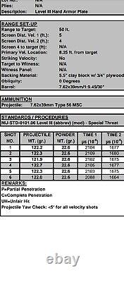 NIJ Level 3+ 10X12 Stand-Alone 2 Ceramic tactical Armor Plate, Multi-shot