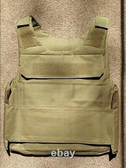 NcStar Plate Carrier + Pair Tactical Scorpion Level III Body Armor Range Safety