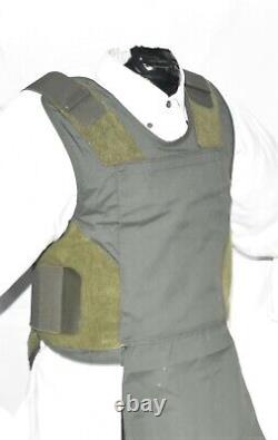 New 4XL Long Second Chance Lo Vis Concealable Vest IIIA Body Armor Bullet Proof