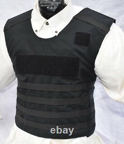 New 5X Tactical Carrier w Lvl IIIA Made with Kevlar Body Armor BulletProof Vest