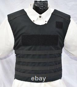 New 5X Tactical Carrier w Lvl IIIA Made with Kevlar Body Armor BulletProof Vest