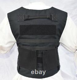 New 5X Tactical Carrier w Lvl IIIA Made with Kevlar Body Armor BulletProof Vest