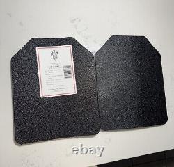 New AR500 Level III Body Armor Plates Curved 8x10 Pair