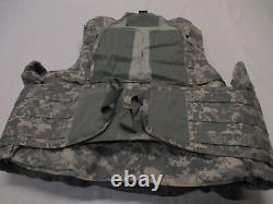 New Acu Digital Body Armor Vest Large Plate Carrier Made With Kevlar Level Iii-a