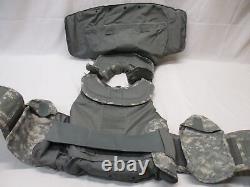 New Acu Digital Body Armor Vest Large Plate Carrier Made With Kevlar Level Iii-a