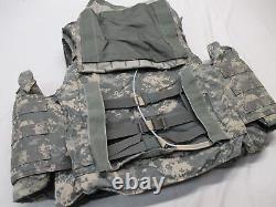 New Acu Digital Body Armor Vest Large Plate Carrier Made With Kevlar Level Iii-a