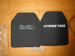 New Black Combat Tactical Soft Bullet proof vest IIIA+2PCS III ceramic plates