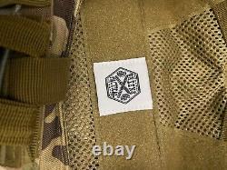 New Camo Multicam Tactical Vest Plate Carrier With Plates- 2 8x10 curved Plates