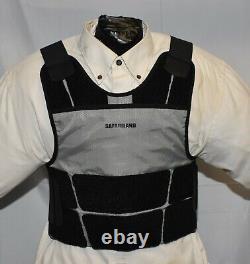 New Large Concealable Lo Vis Vest Made with Kevlar IIIA Body Armor Bullet Proof