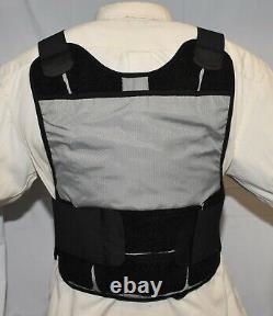 New Large Concealable Lo Vis Vest Made with Kevlar IIIA Body Armor Bullet Proof