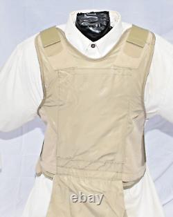 New Large Second Chance Lo Vis Concealable Vest IIIA Body Armor Bullet Proof