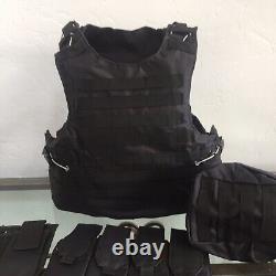 New Plate Carrier Tactical Vest Free Made With Kevlar Plates 3a Inserts Panels