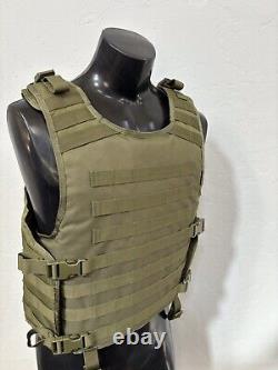 New Tactical Plate Carrier FREE BULLETPROOF 3a Inserts BODY ARMOR With Pouches