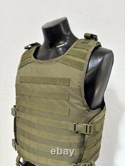 New Tactical Plate Carrier FREE BULLETPROOF 3a Inserts BODY ARMOR With Pouches