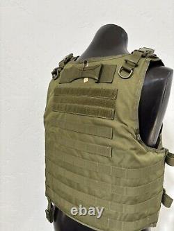 New Tactical Plate Carrier FREE BULLETPROOF 3a Inserts BODY ARMOR With Pouches