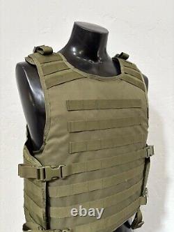 New Tactical Plate Carrier FREE BULLETPROOF 3a Inserts BODY ARMOR With Pouches