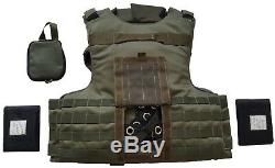 New set Full Body Armor Gear Tactical Vest 3 Grade prot. + bulletproof elements
