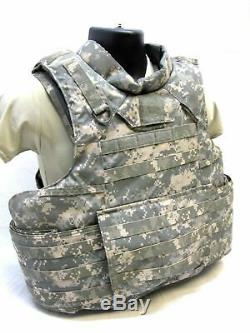 Nwot Bulletproof Vest Digital Camo Plate Carrier Level Iii-a Small Body Armor