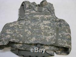 Nwot Bulletproof Vest Digital Camo Plate Carrier Level Iii-a Small Body Armor