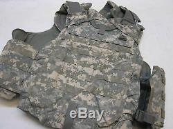 Nwot Bulletproof Vest Digital Camo Plate Carrier Level Iii-a Small Body Armor