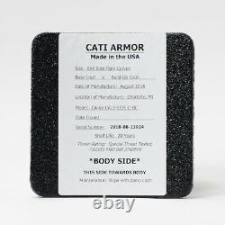 OLIVE DRAB CATI AR500 BODY ARMOR BASE COAT SET 10x12s & 6x6 SIDE Plates Carrier