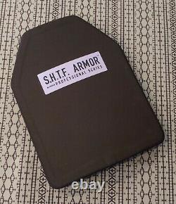 Only 3.5 lbs each! Pair (2) of NIJ Level 3 Certified 11X14 Body Armor Inserts