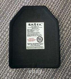 Only 3.5 lbs each! Pair (2) of NIJ Level 3 Certified 11X14 Body Armor Inserts