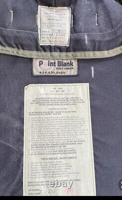 Point Blank Army Woodland, Bdu Tacticl Bullet vest Level III carrier Large