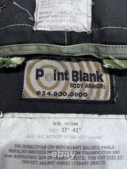 Point Blank Woodland Tactical Molle vest Level III carrier Medium
