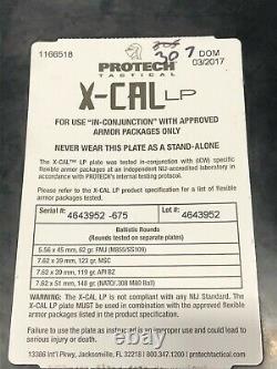 ProTech X-CAL LP Type III ICW Special Threat Plate 10x12 Curved Spall Coated