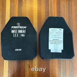 Protech 2113MC-3 Level III lightweight Stand Alone Rifle Plate set of 2