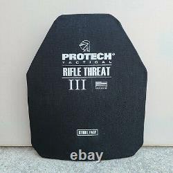 Protech Tactical 10x12 Level III PE Plate, 3.1 Pounds Body Armor