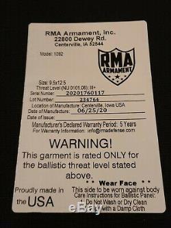 RMA 1092 Level III+ Body Armor Set (2 Plates)