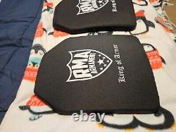 RMA NIJ Level III+ (Level 3+) BALLISTIC PLATES, SAPI, (2 pack), Multicurve (RF2)