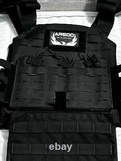 Red Rock Outdoor Gear, AR500 Level III+ Body Armor, Level III Abdomen Black
